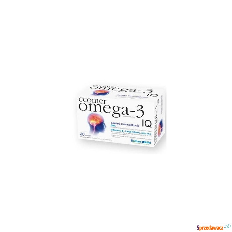 Ecomer omega-3 iq x 60 kapsułek - Witaminy i suplementy - Toruń