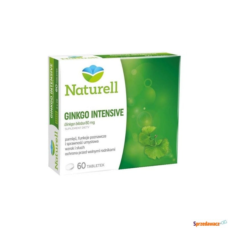 Ginkgo intensiv x 60 tabletek - Witaminy i suplementy - Kraśnik
