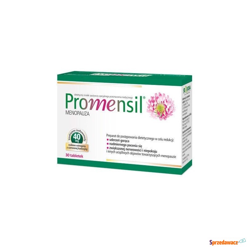 Promensil menopauza x 30 tabletek - Witaminy i suplementy - Jarosław