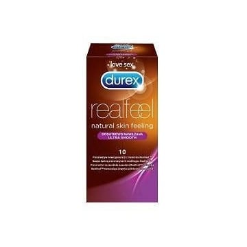 Durex real feel prezerwatywa dodatkowo nawilżana x 10 sztuk