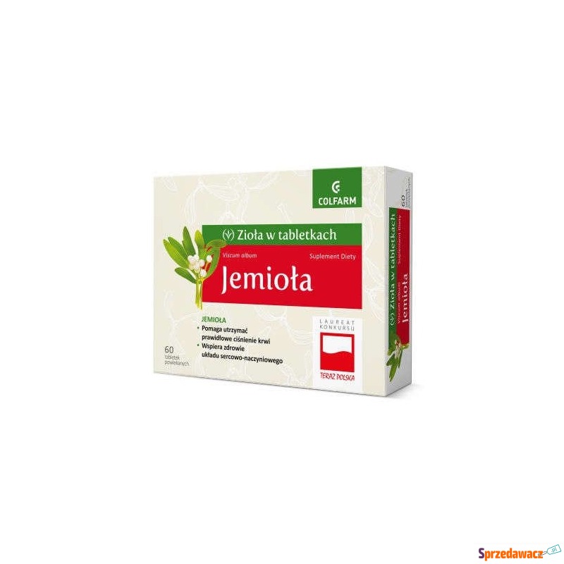 Jemioła x 60 tabletek - Witaminy i suplementy - Rybarzowice