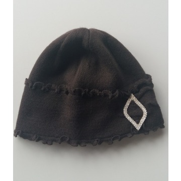 Kamea astana czapka damska 24h rozmiar: uniwersalny, kolor: brązowy, kamea