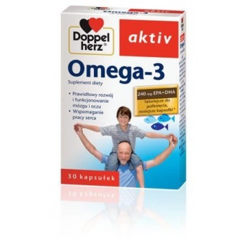 Doppelherz aktiv omega-3 x 30 kaps.