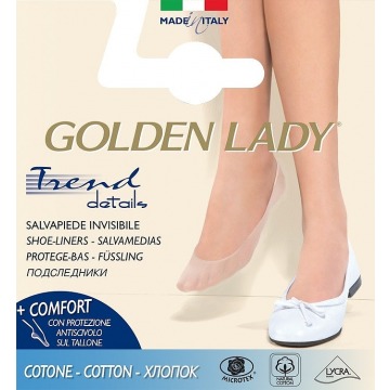 Stopki golden lady ballerina 6p cotton a'2 rozmiar: 35-38, kolor: czarny/nero, golden lady