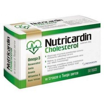 Nutricardin cholesterol x 30 kapsułek