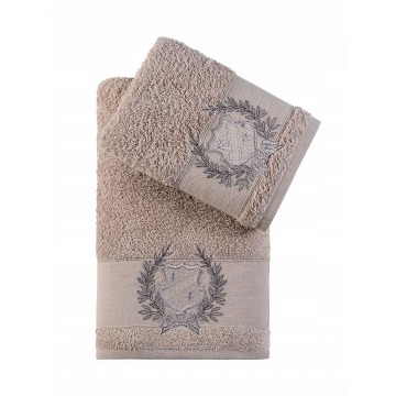 Ręcznik bawełniany frotte davis/3414/milky brown 5