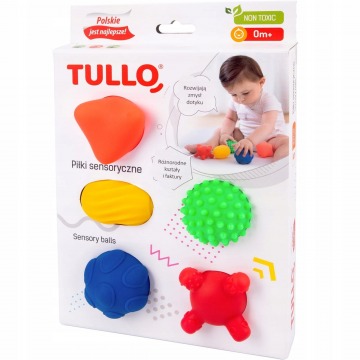 Piłki sensoryczne piłeczki dla dzieci 5 szt