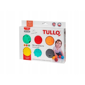 Piłki sensoryczne piłeczki dla dzieci 4 szt