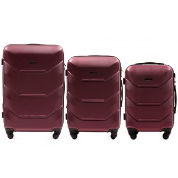 Komplet walizek walizki podróżnych bagaż twarde x3