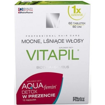 Vitapil 60 tabletek + gratis aquafemin detox 15 kapsułek