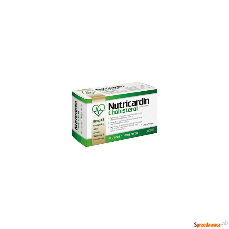 Nutricardin cholesterol x 30 kapsułek - Witaminy i suplementy - Świdnica
