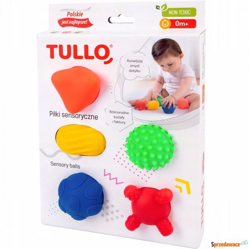 Piłki sensoryczne piłeczki dla dzieci 5 szt - Interaktywne, kreatywne... - Legionowo