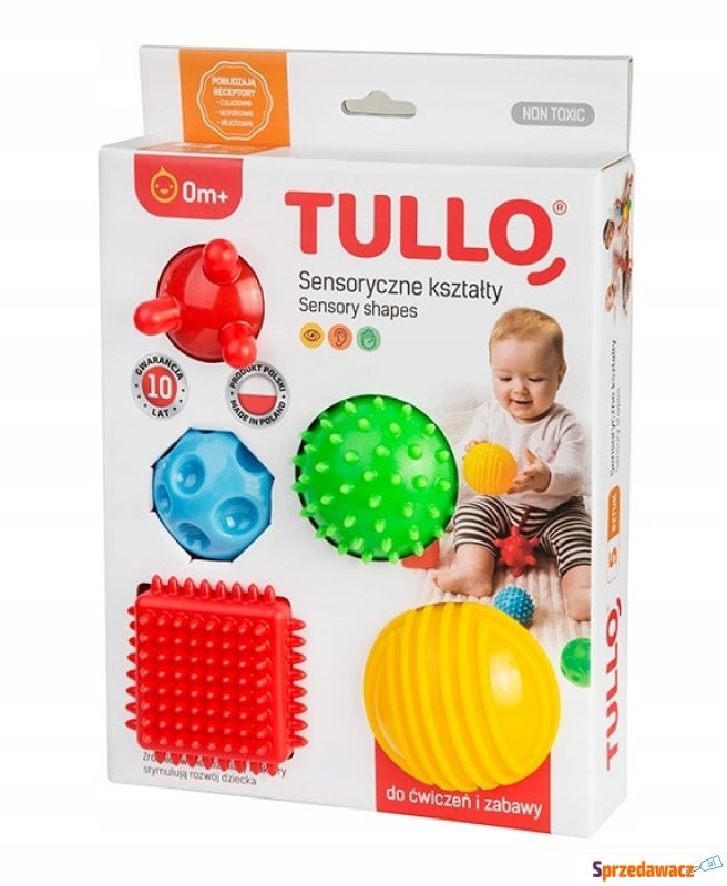 Sensoryczne kształty zabawki dla dzieci 5 szt - Interaktywne, kreatywne... - Włocławek