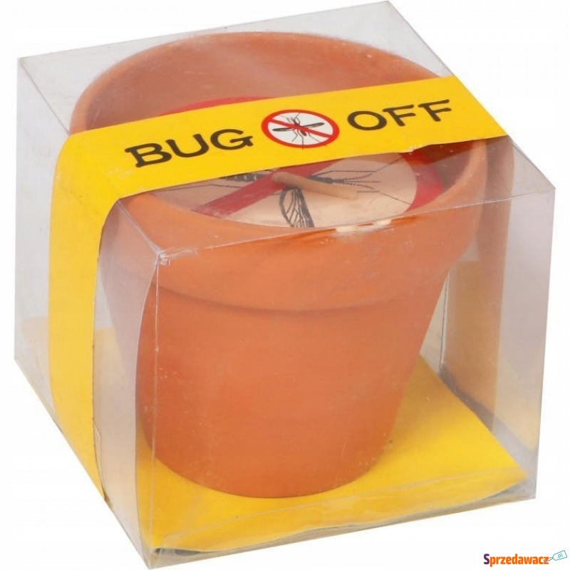 Świeca antykomarowa w ceramice na komary 9 cm - Lampy stołowe - Będzin