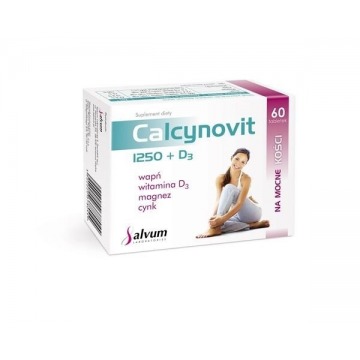 Calcynovit 1250+d3 x 60 tabletek