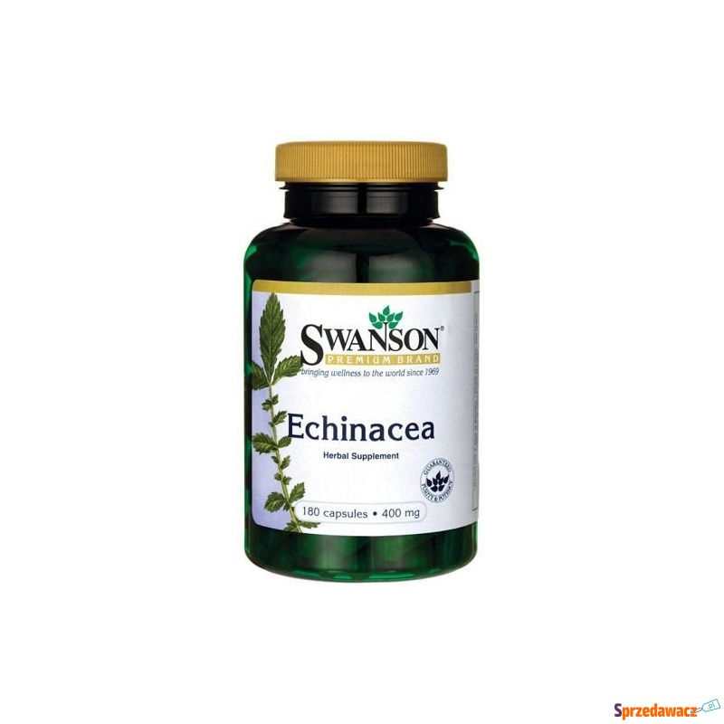 Swanson echinacea 400mg x 180 kapsułek - Witaminy i suplementy - Brzeg