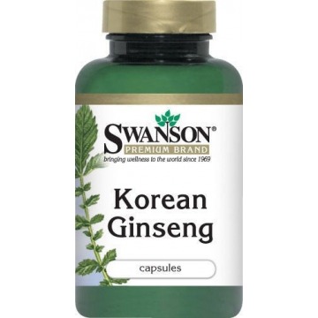 Swanson korean ginseng (żeń-szeń) 500mg x 100 kapsułek
