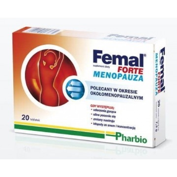 Femal forte menopauza x 20 tabletek