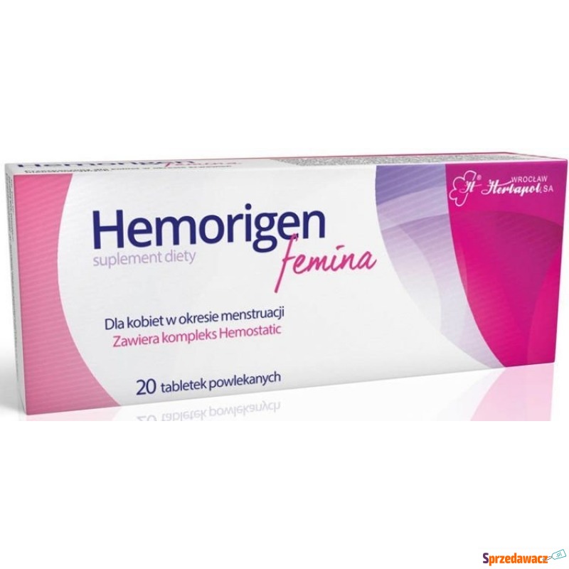Hemorigen femina x 20 tabletek - Witaminy i suplementy - Skierniewice
