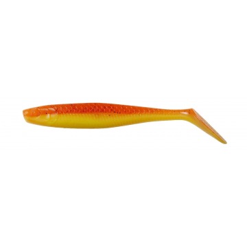 przynęta rt slim shad paddle tail 10cm uv orange/yellow 48pcs bulk