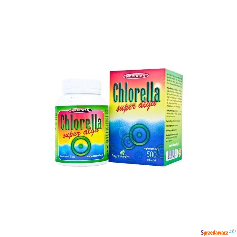 Chlorella algi prasowane x 500 tabletek - Witaminy i suplementy - Wałbrzych