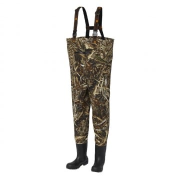 wodery prologic max5 taslan chest wader bootfoot cleated l 42/43-7.5/8 camo max5 56cm 90cm 142.5cm