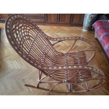 Fotel bujany wiklinowy - Sofy, fotele, komplety... - Wieliczka - zdjęcie 6