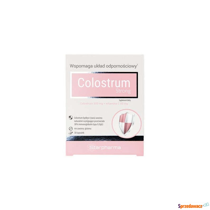 Colostrum strong x 30 kapsułek - Witaminy i suplementy - Pruszków