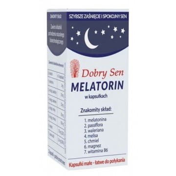 Dobry sen melatorin x 30 kapsułek