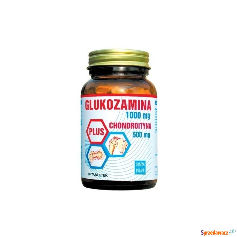Glukozamina 1000mg + chondroityna 500mg x 60 tabletek - Witaminy i suplementy - Częstochowa