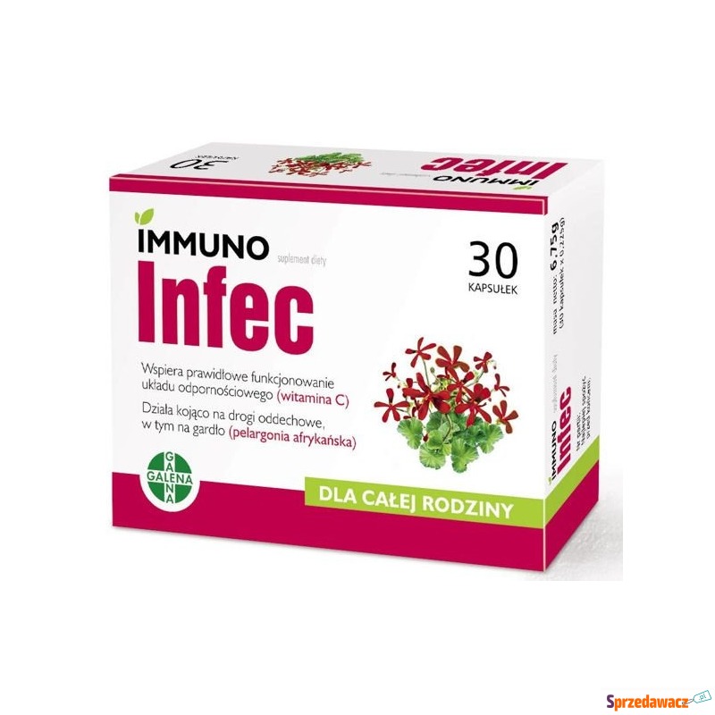 Immunoinfec 25mg x 30 kapsułek - Witaminy i suplementy - Nowa Ruda