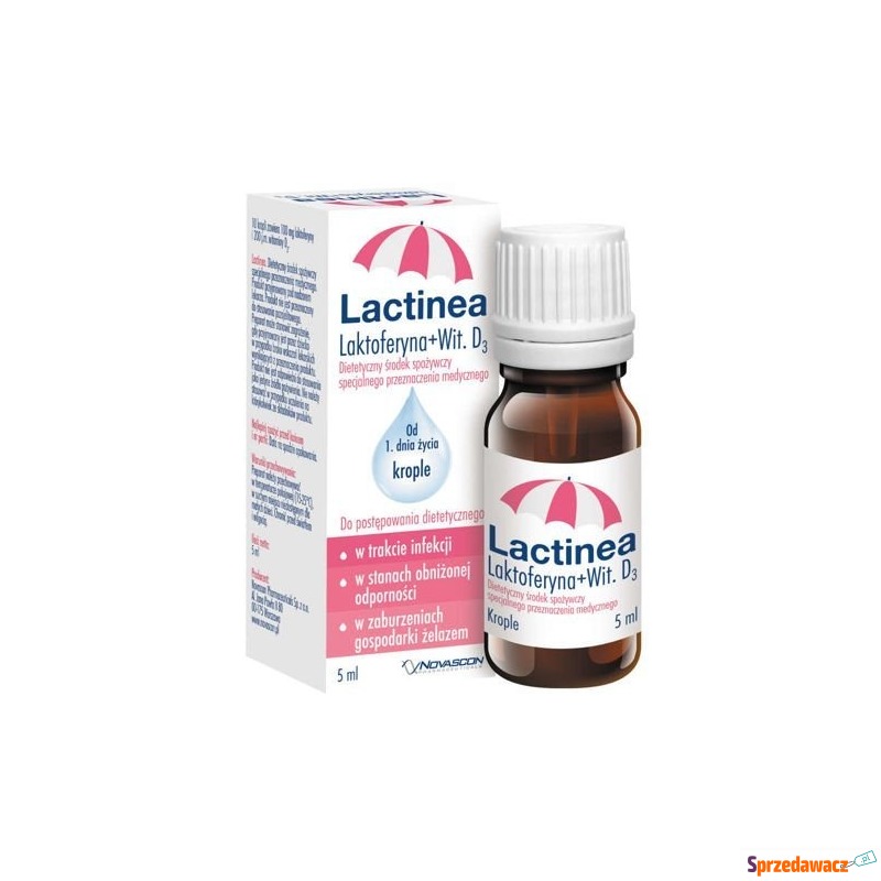 Lactinea krople 5ml - Witaminy i suplementy - Reguły