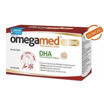 Omegamed classic dla dorosłych x 30 kapsułek