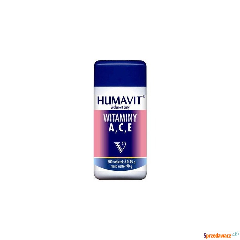 Humavit v witaminy a,c,e x 200 tabletek - Witaminy i suplementy - Przemyśl