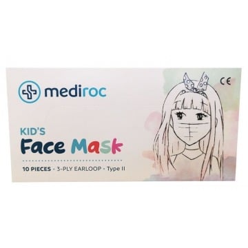 Face mask kid's maseczka medyczna dla dzieci x 10 sztuk
