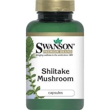 Swanson shiitake grzybek 500mg x 60 kapsułek