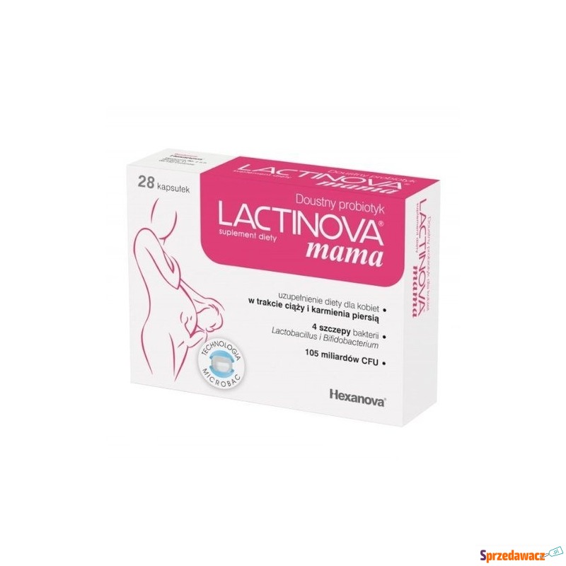 Lactinova mama x 28 kapsułek - Witaminy i suplementy - Mikołów
