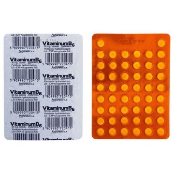 Vitaminum b6 polfarmex 0,05g x 50 tabletek