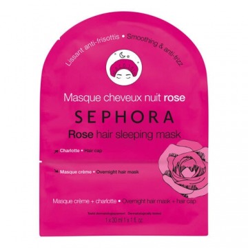 SEPHORA COLLECTION - Maska na noc do włosów - Hair sleeping mask - Rose : Lissant anti-fri