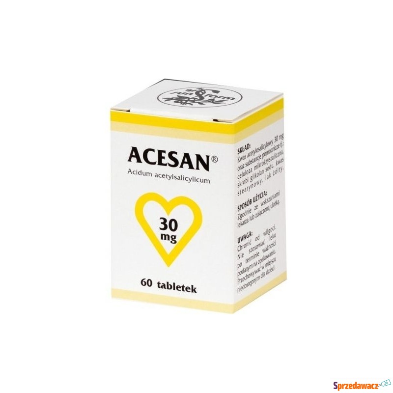 Acesan 30mg x 63 tabletki - Witaminy i suplementy - Szczytno