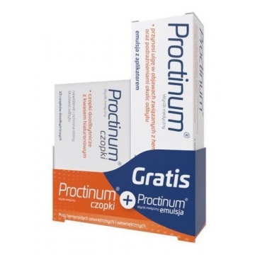Proctinum x 10 czopków + proctinum emulsja 30ml