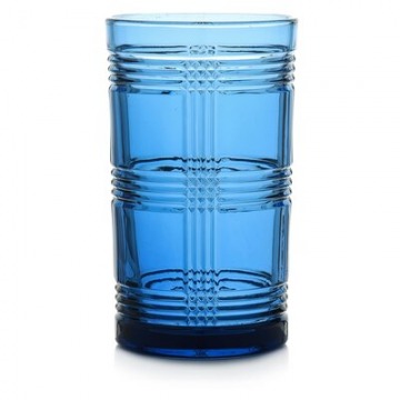 Szklanka do napojów wysoka DUKA HENRIK 450 ml niebieska szkło