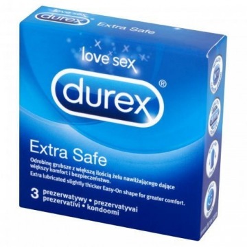 Prezerwatywa durex extra safe x 3 sztuki