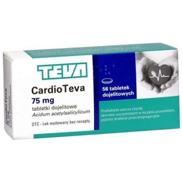 Cardioteva 75mg x 56 tabletek