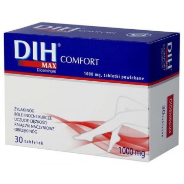 Dih max comfort 1000mg x 30 tabletek powlekanych