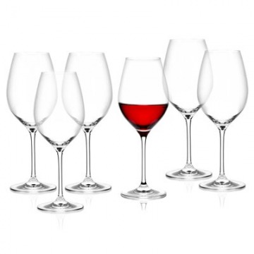 Zestaw 6 kieliszków do czerwonego wina DUKA ASPEN 550 ml transparentny szkło