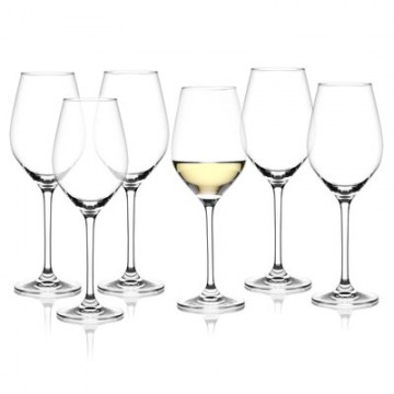 Zestaw 6 kieliszków do białego wina DUKA ASPEN 360 ml transparentny szkło