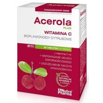 Acerola plus x 60 tabletek do ssania