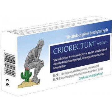Criorectum protect czopki krioterapeutyczne x 10 sztuk