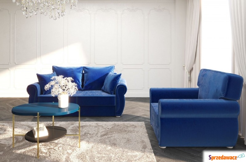 elegancka 2-osobowa sofa bona w angielskim stylu - Sofy, fotele, komplety... - Zgorzelec